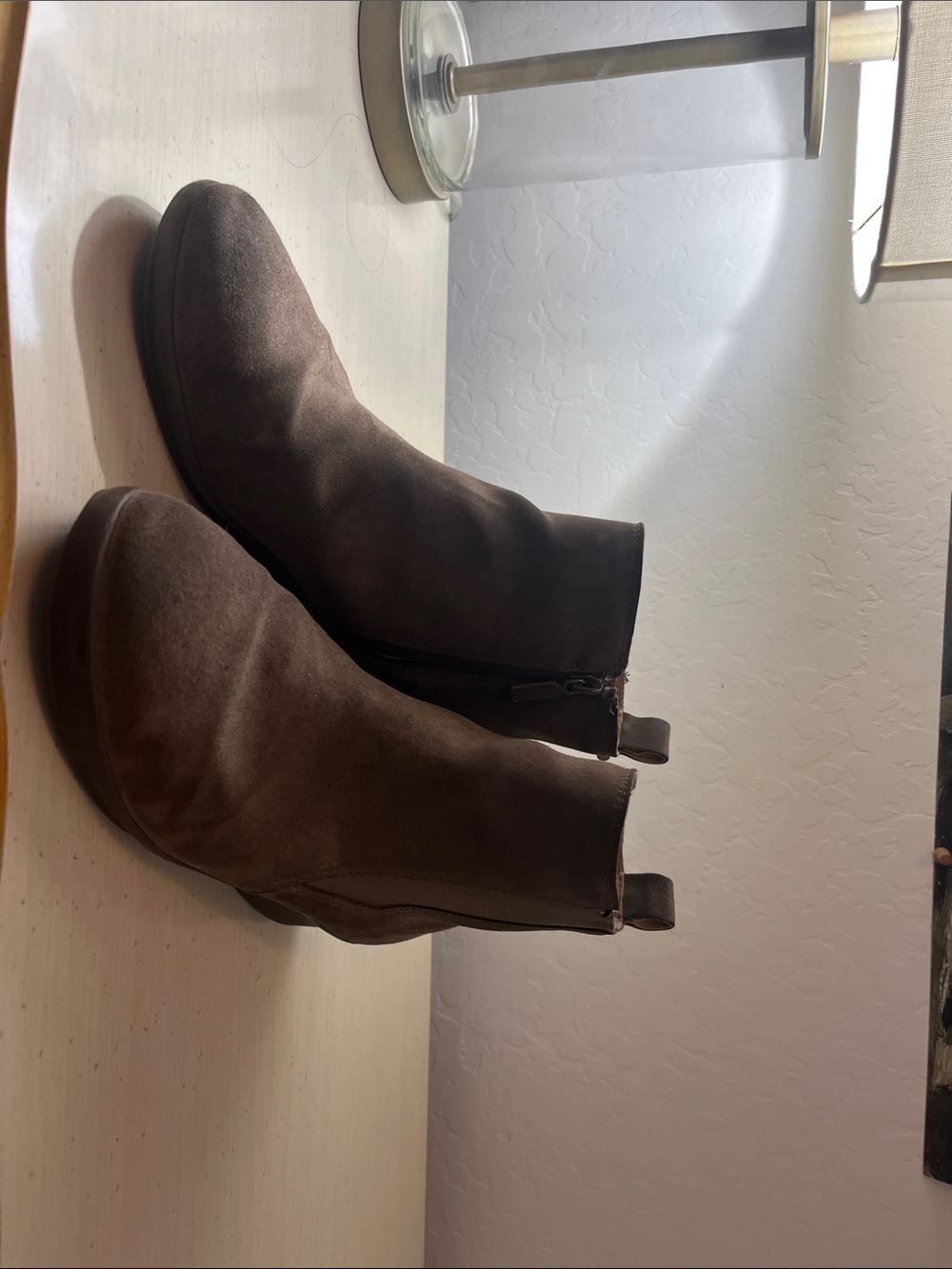 Women's Brown Suede Ankle Boots